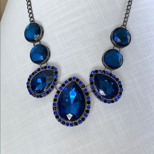 Sapphire Statement Collar Necklace